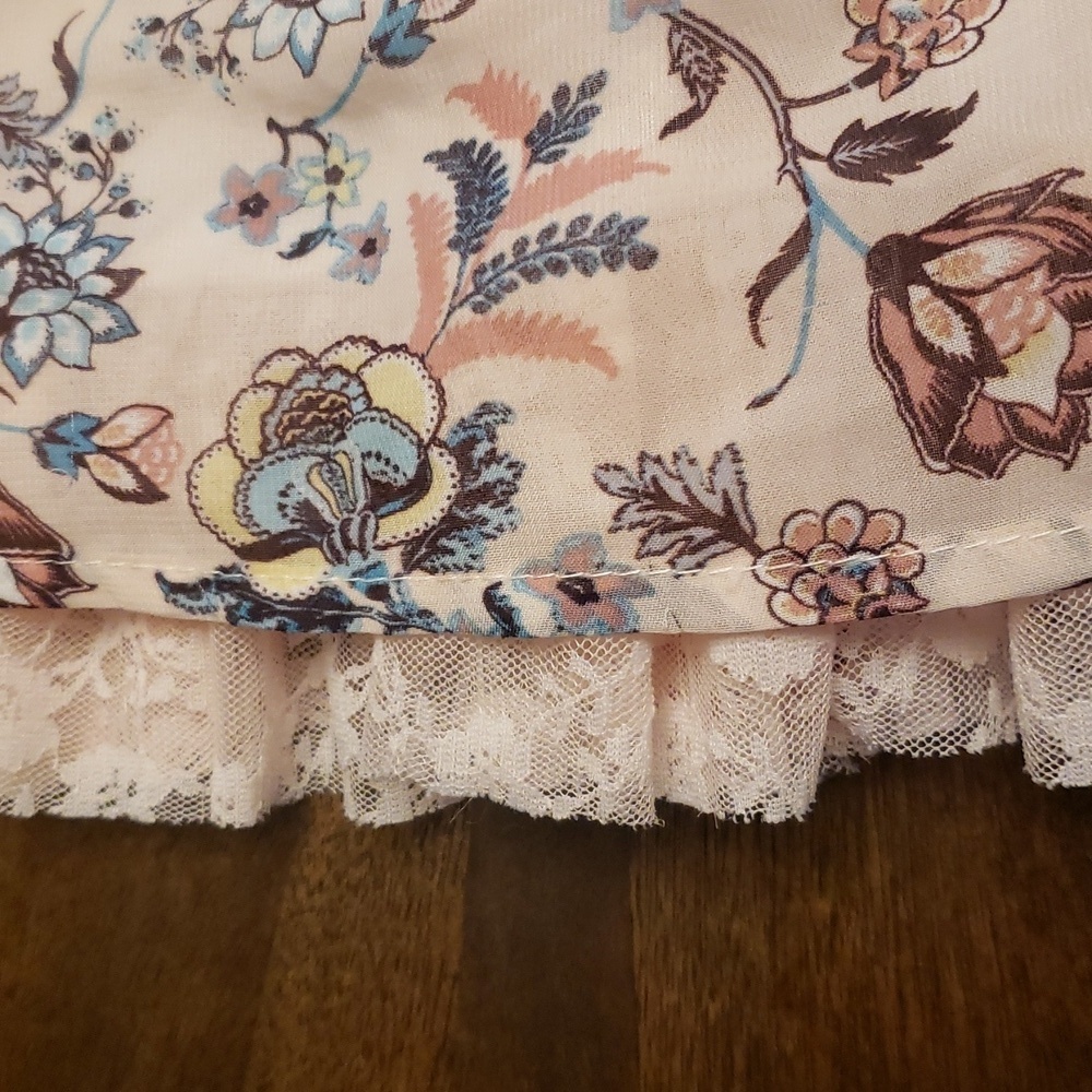 Knitworks Girls Pink, Purple, Teal  Sleeveless Lace Layered Sundress Size 10 - Picture 5 of 10